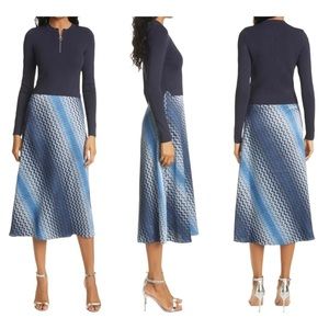 Ted Baker Ionaaa Mockable Slip dress in Navy Blue Ted size 1 = US size 4